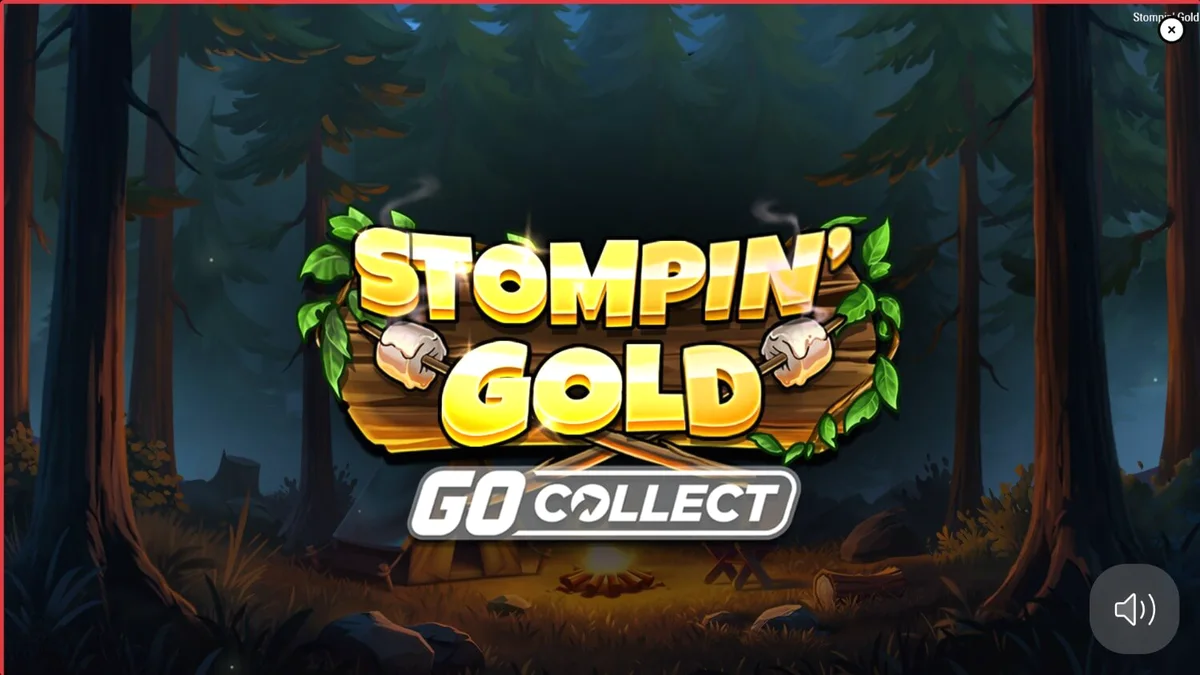 Tampilan antarmuka seluler slot Stompin’ Gold GO Collect dengan karakter Jack Tracker